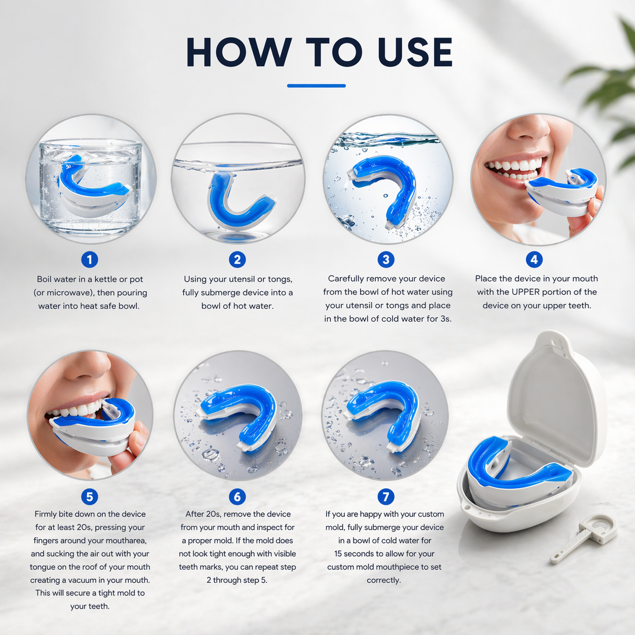 NovosSleep™ Pro-Anpassbare Orale Orthese
